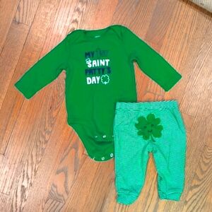 6 months St. Patrick's Day outfit